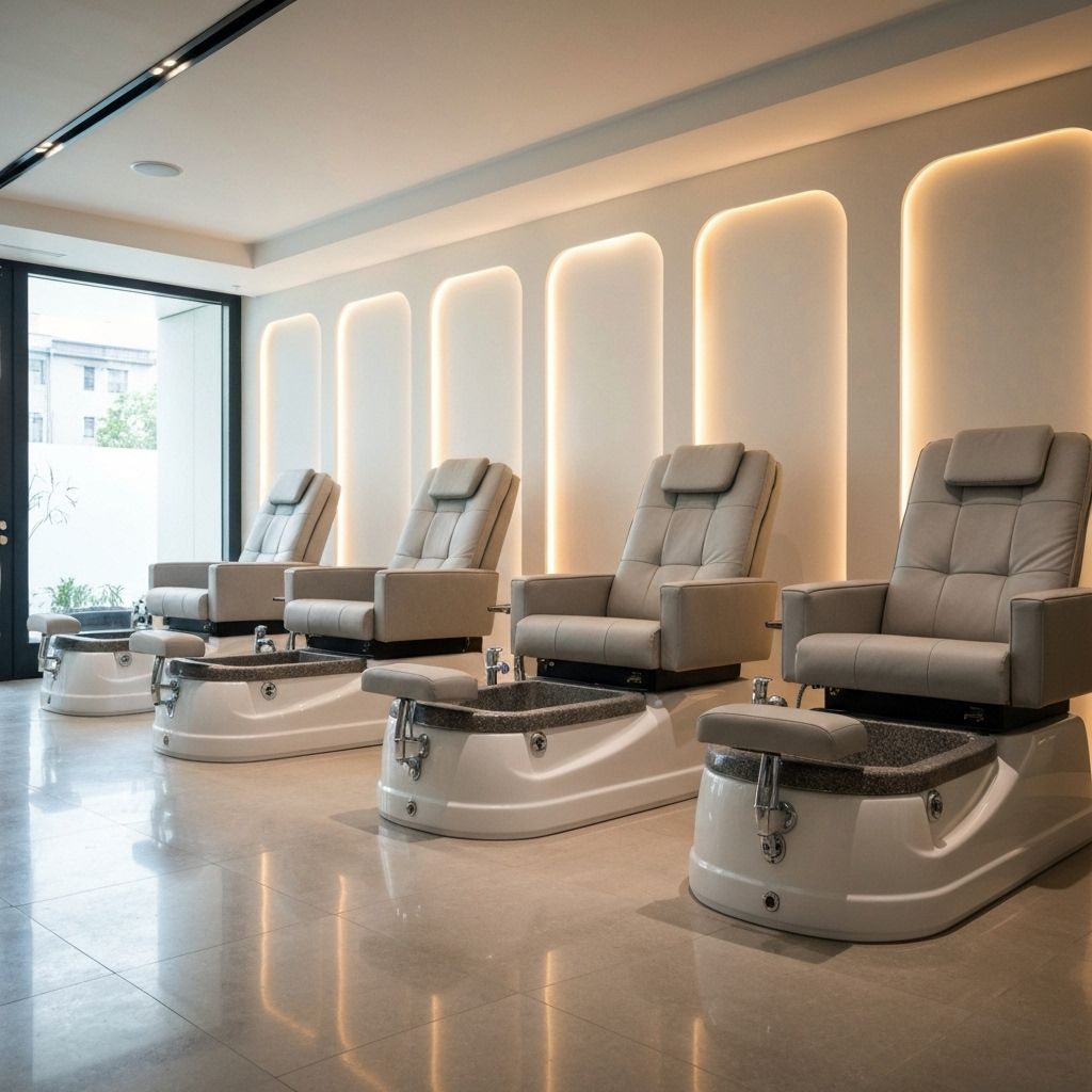 Luxury pedicure spa chairs
