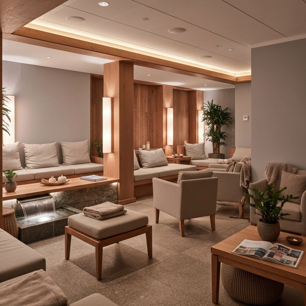 Comfortable relaxation lounge